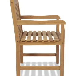 Vidaxl Tuinstoelen 2 St Massief Teakhout-Brico