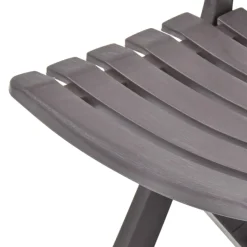 Vidaxl Tuintafel 89 Cm Kunststof Antraciet-Brico Online