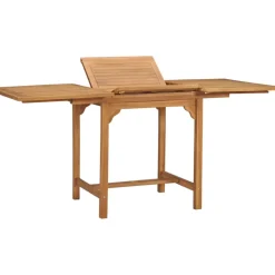 Vidaxl Tuintafel Verlengbaar (110-160)X80X75 Cm Massief Teakhout-Brico Sale