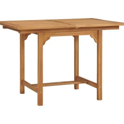 Vidaxl Tuintafel Verlengbaar (110-160)X80X75 Cm Massief Teakhout-Brico Sale
