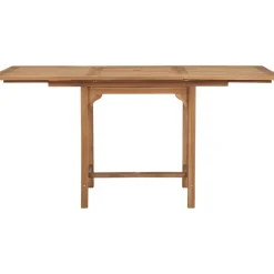 Vidaxl Tuintafel Verlengbaar (110-160)X80X75 Cm Massief Teakhout-Brico Sale