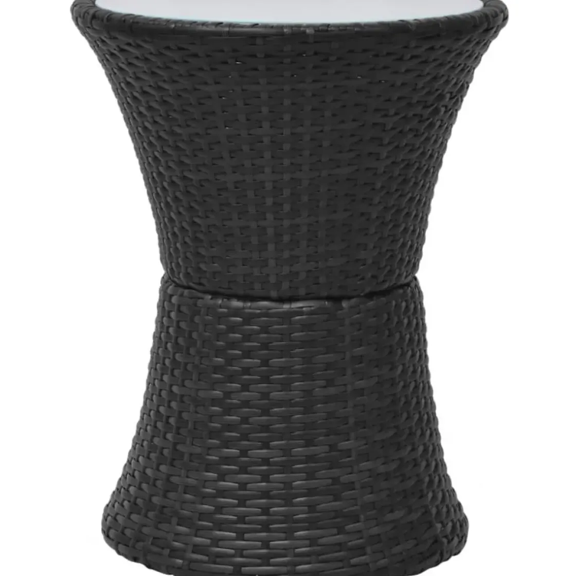 Vidaxl Tuintafel 80X80X74 Cm Aluminium En Hkc Zwart-Brico Discount