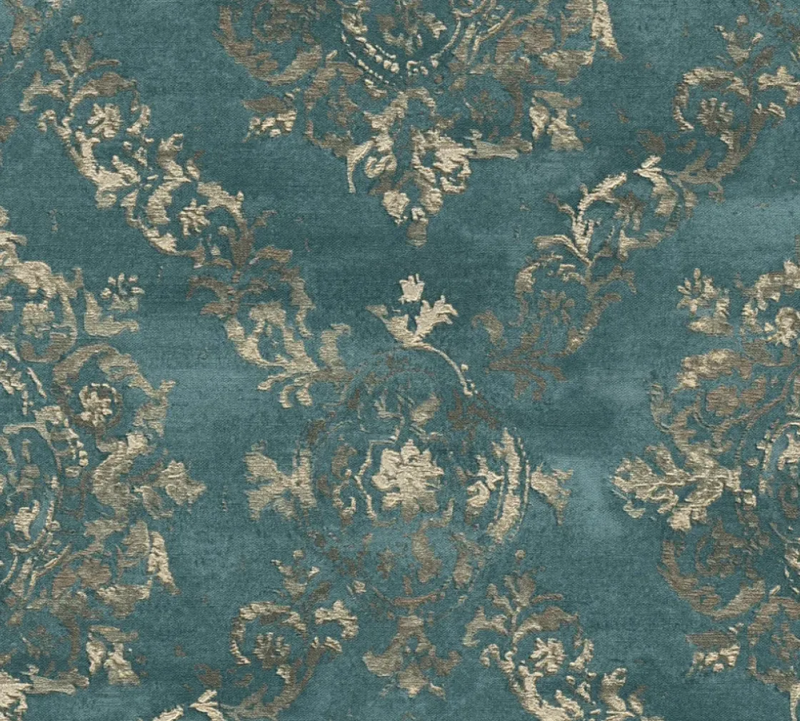 Vinylbehang Op Vlies Louvre Blauw 387074-Brico Hot