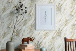 Vinylbehang Op Vlies Marmor Beige 388174-Brico Sale