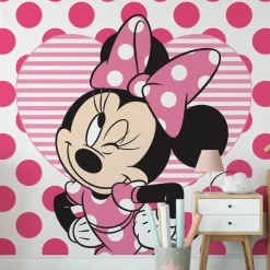 Vliesbehang Minnie & Hearts Mural-Brico Online