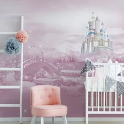 Vliesbehang Princess Castle Mural-Brico Discount