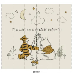 Vliesbehang Winnie The Pooh Friends Forever Mural-Brico