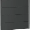 Brico Wandpaneel Tuinscherm Donkergrijs Metallic 100X90 Online