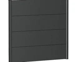 Brico Wandpaneel Tuinscherm Donkergrijs Metallic 100X90 Online
