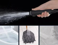 Brico Waterbesparende Douchekop Set - Mat Zwart - 5 Straalstanden Discount