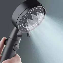 Brico Waterbesparende Douchekop Set - Mat Zwart - 5 Straalstanden Discount