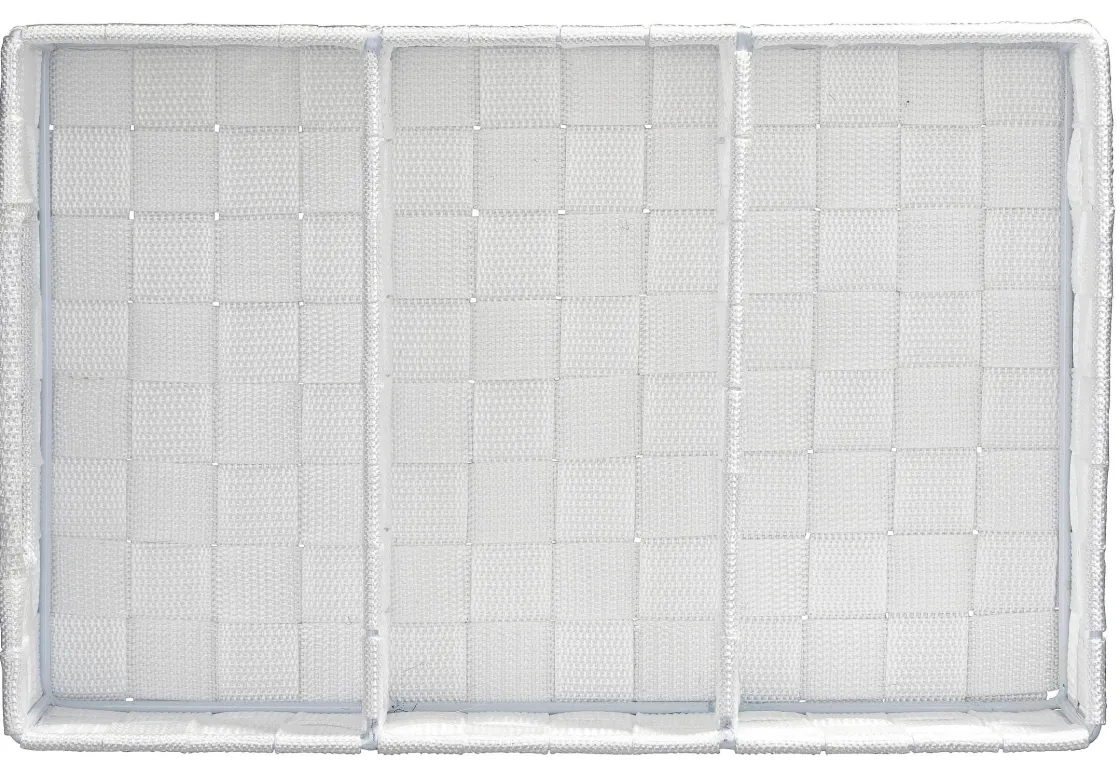 Brico Wenko Organizer Adria 3-Vaks 32X21X10Cm Met Wit