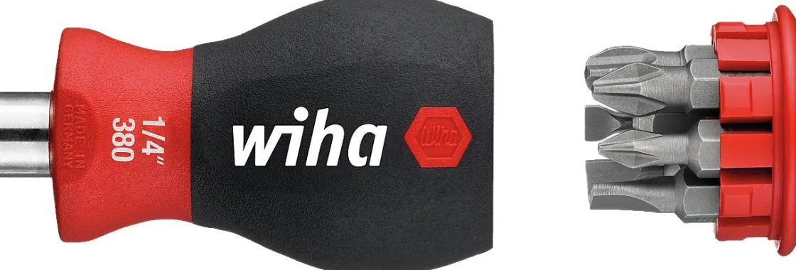 Brico Wiha Schroevendraaier Met Bitmagazijn Stubby 25Mm