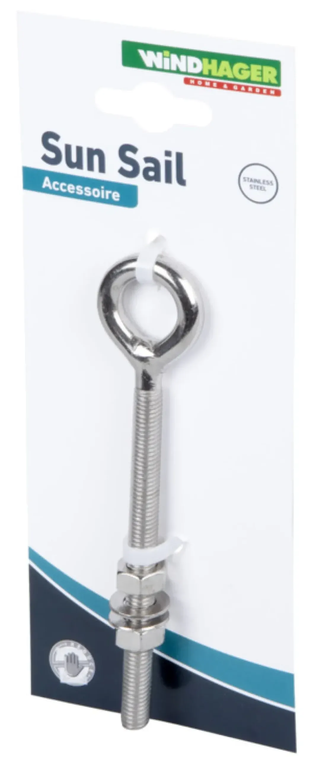 Windhager Eyelet Roestvrij Staal Sun Sail-Brico Best