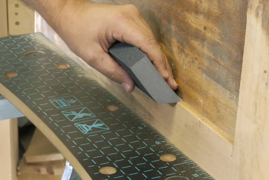 Wolfcraft Schuurblok Contour Korrel 120 100X90X25Mm-Brico Outlet