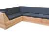 Wood4You-Loungeset 6 Douglas 210X210 Cm-Incl Kussens-Brico