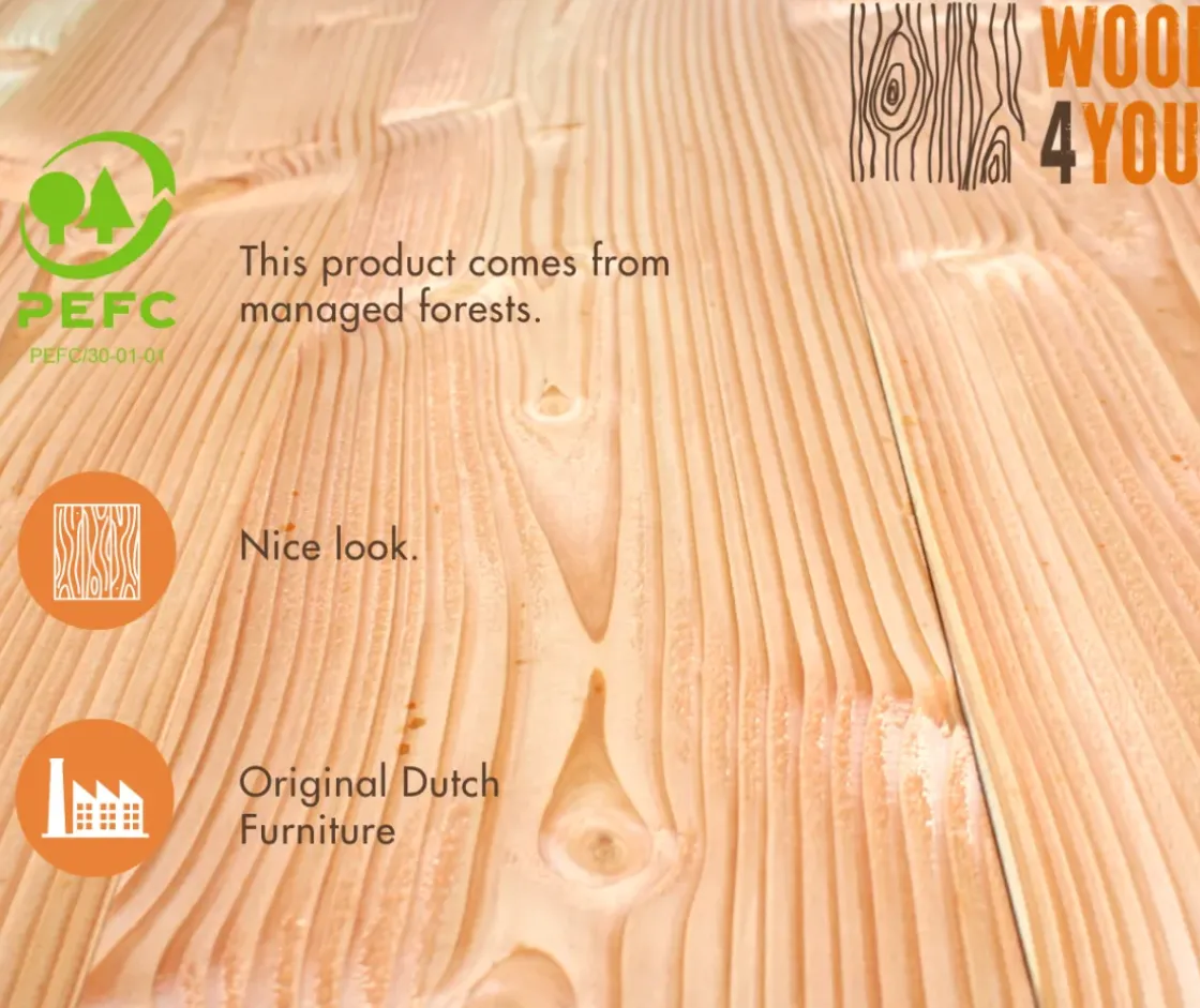 Wood4You-Loungeset 6 Douglas 210X210 Cm-Incl Kussens-Brico