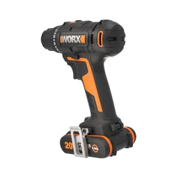 Brico Worx Accuboormachine + Boorhamer Combo Kit Wx927 20V (2 Accu'S) Hot