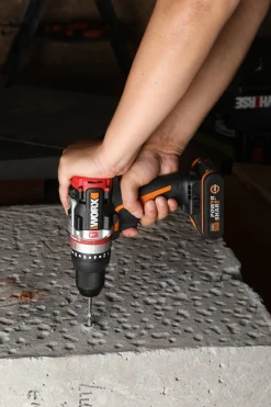 Brico Worx Accuboormachine Met Klopfunctie Wx354.9 20V (Zonder Accu) Discount