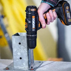 Brico Worx Accuboormachine Met Klopfunctie Wx370,1 20V (2 Accu'S) Hot