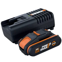 Brico Worx Batterij + Lader Wa3601 20V 2Ah Outlet