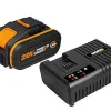 Brico Worx Batterij En Lader Starterset Wa3609 20V 4Ah Clearance