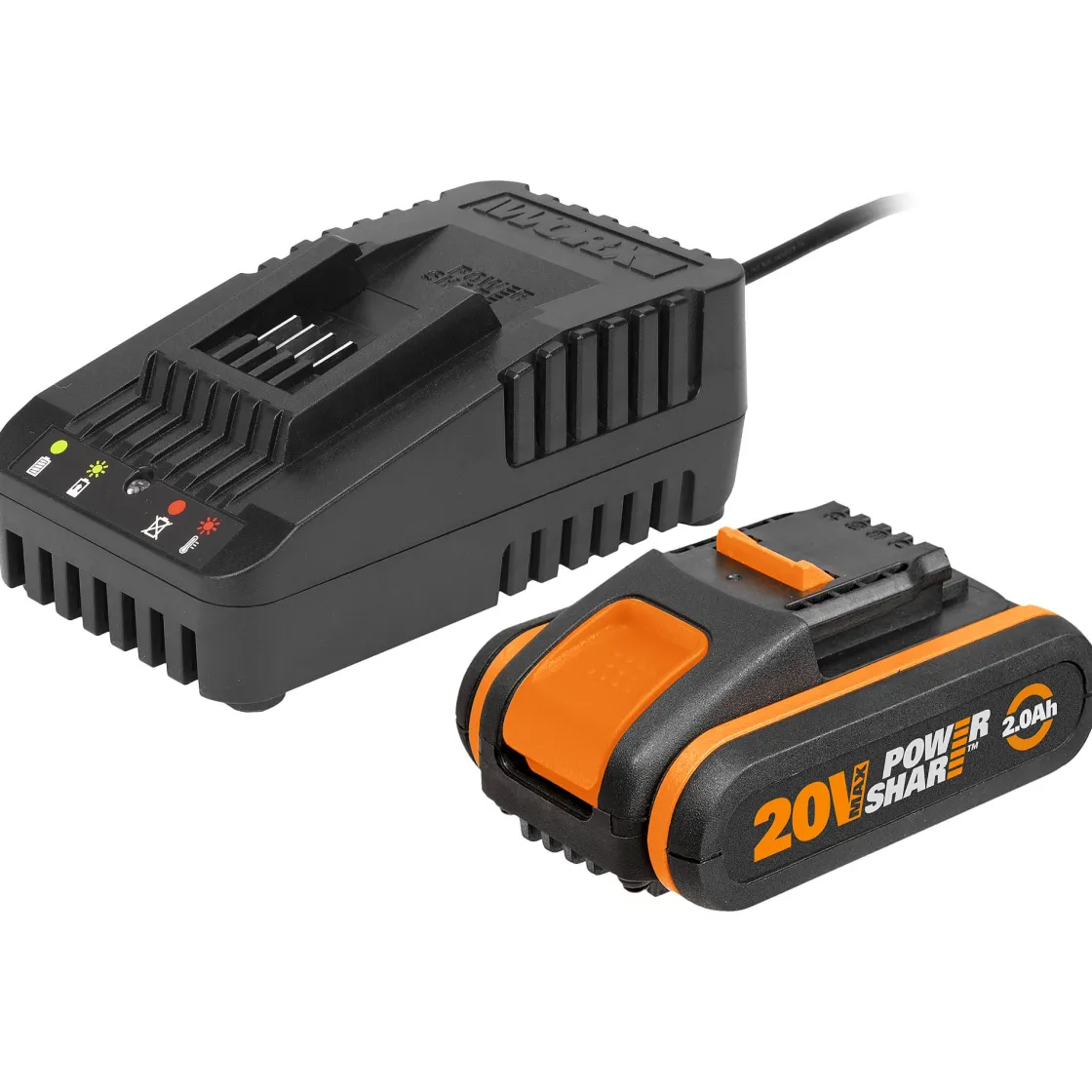 Brico Worx Batterij En Lader Wa3601 20V 2Ah Sale