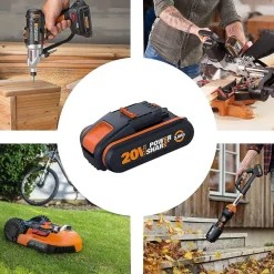Brico Worx Batterij Wa3553 20V 4Ah Hot