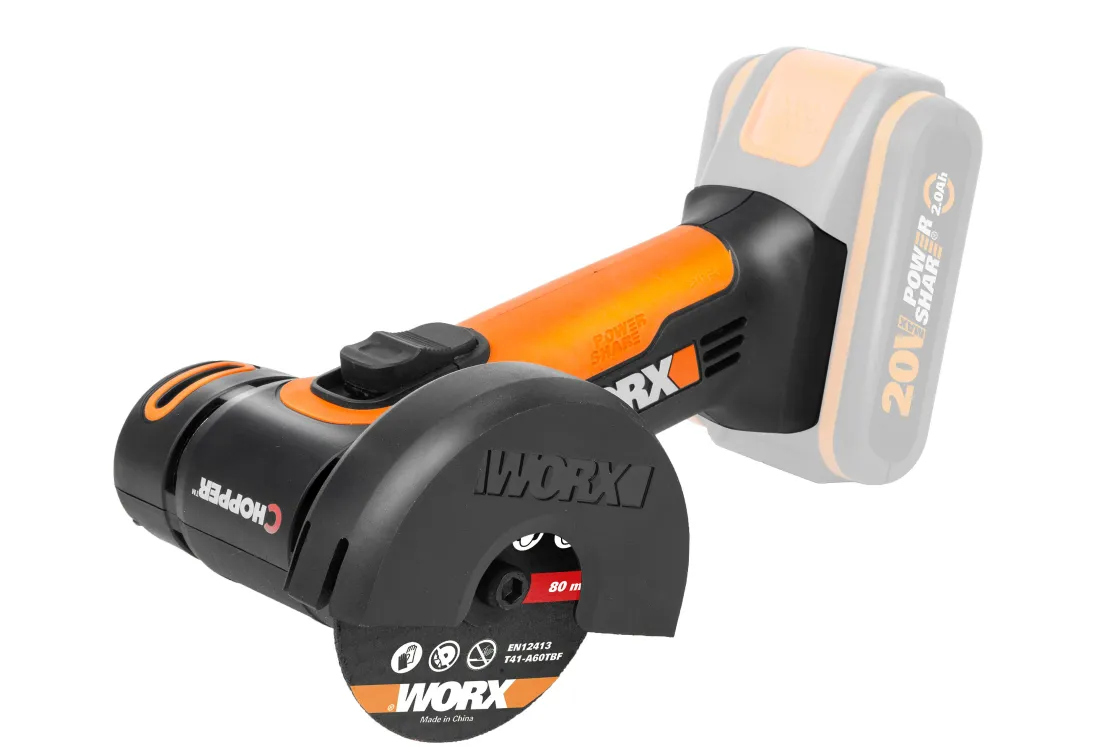 Brico Worx Haakse Slijper Chopper Wx801.9 20V (Zonder Accu) Best