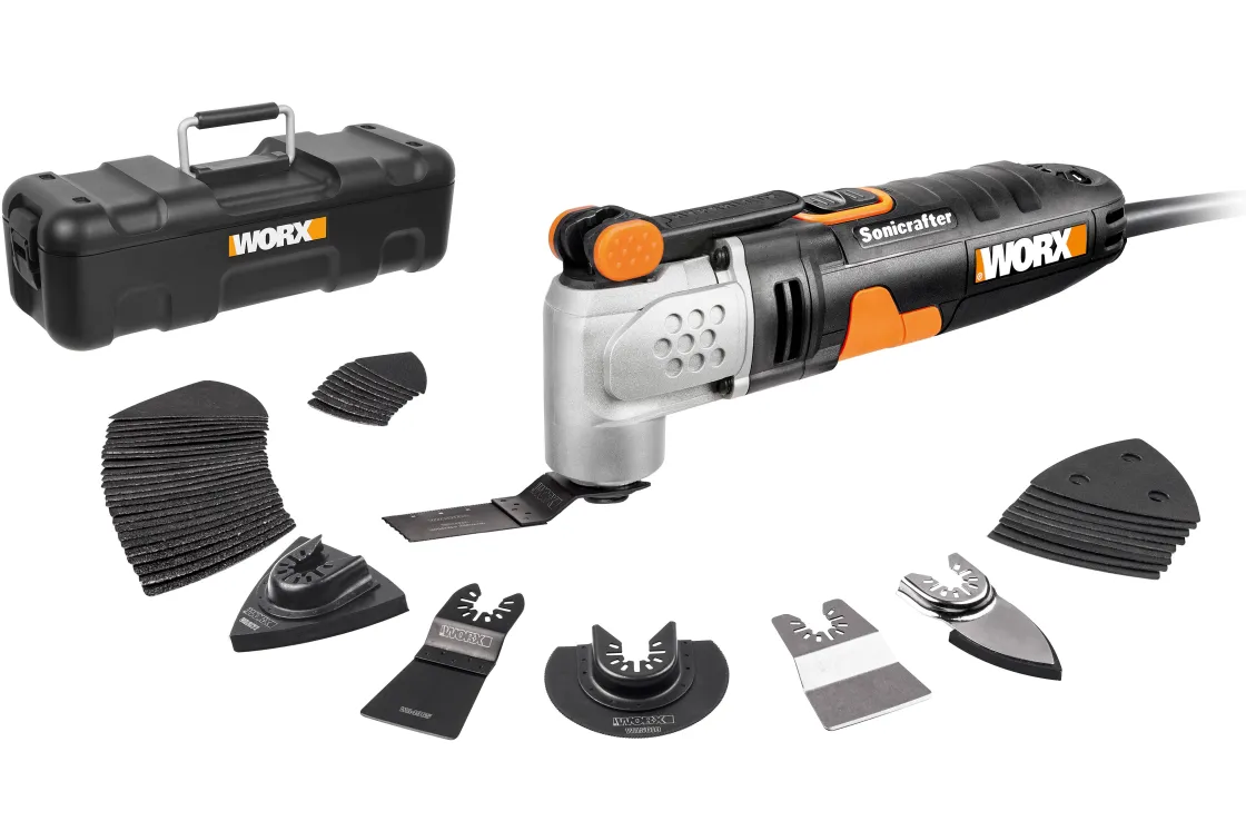 Brico Worx Multitool 685.11 250W + 49 Accessoires Best