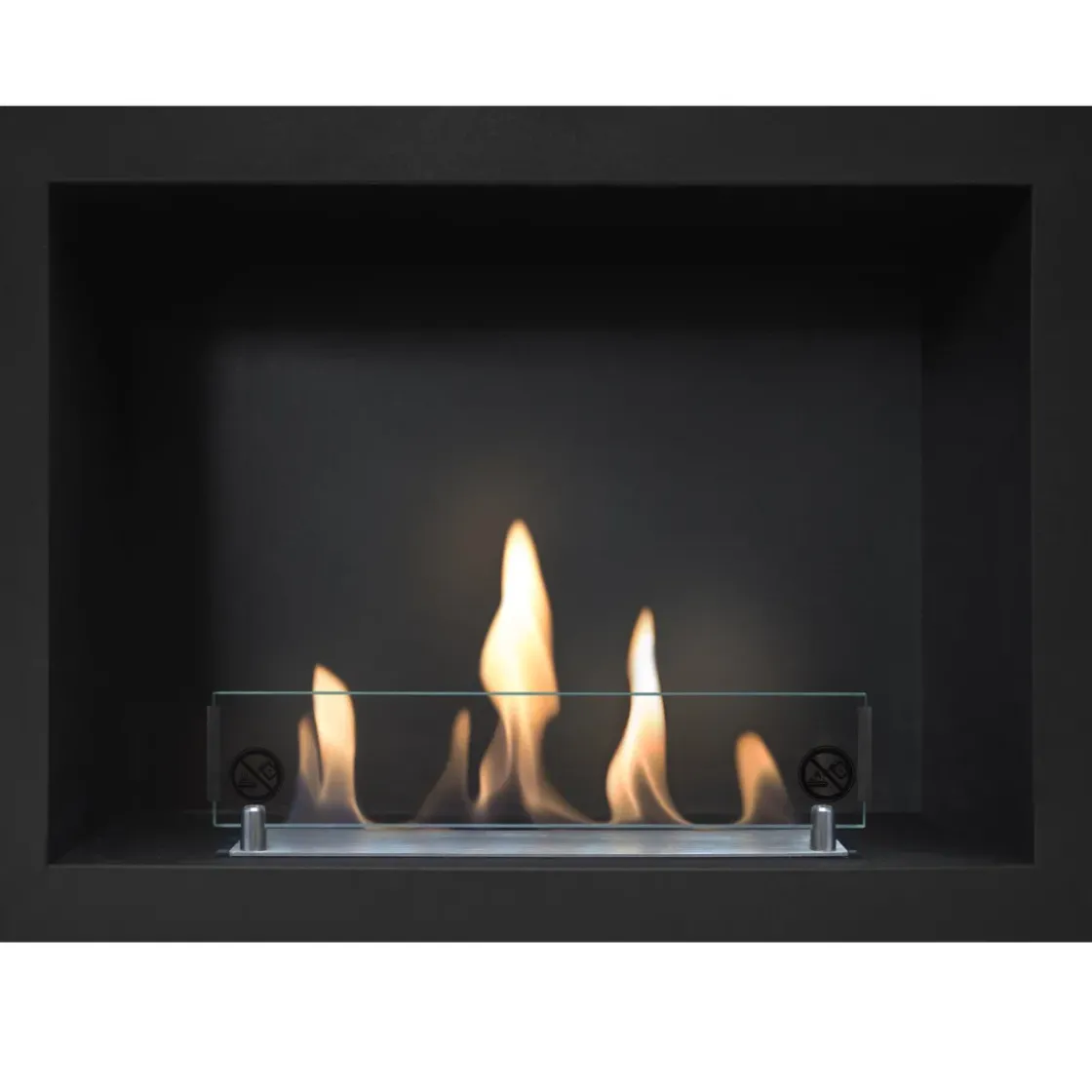 Sfeerhaarden<Brico Xaralyn Sfeerhaard Riano Geborsteld Rvs Met Bio-Ethanol Brander