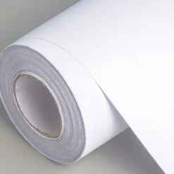 Zelfklevend Behang - Vinyl - Wit - Bianco Solido - 122Cmx10M-Brico Outlet