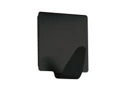 Zelfklevende Haken 2 Stuks Vierkant Zwart-Brico Discount