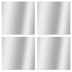 Brico Zelfklevende Spiegels 4 Stuks Vierkant 30X30Cm New