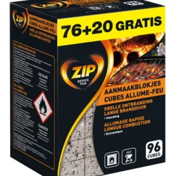 Brandstoffen<Brico Zip Aanmaakblokjes 'Energy Original' - 96 Stuks