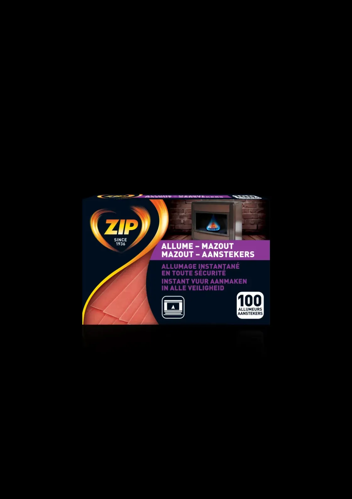 Brandstoffen<Brico Zip Mazout-Aansteker - 100 Stuks