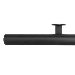 Zwarte Trapleuning 200 Cm + 2 Houders-Brico